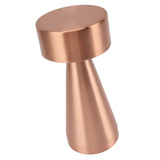 Darrahopens Home & Garden > Lighting > Night Lights & Ambient Lighting LED Portable Metal Table Lamp with Touch Sensor 3 Color Stepless Dimming Nightstand Desk Lamp Rechargeable Night Light Rose Gold In Australia - Darrahopens