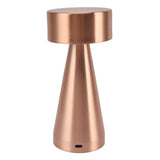 Darrahopens Home & Garden > Lighting > Night Lights & Ambient Lighting LED Portable Metal Table Lamp with Touch Sensor 3 Color Stepless Dimming Nightstand Desk Lamp Rechargeable Night Light Rose Gold In Australia - Darrahopens