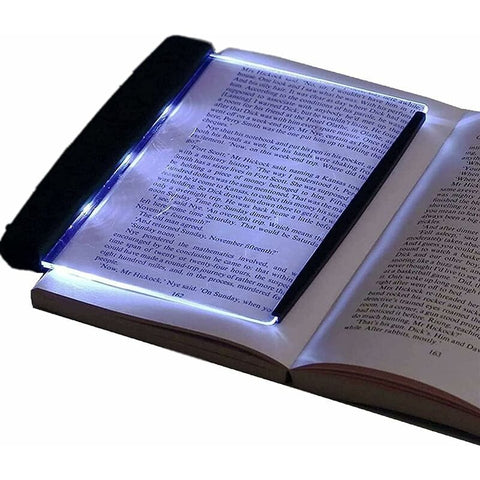 Darrahopens Home & Garden > Lighting > Night Lights & Ambient Lighting LED Reading Lamp Night Light Wedge Book Eye Care Portable Bookmark Light Bright Book Board For Reading In Bed, Car