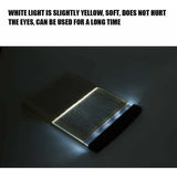 Darrahopens Home & Garden > Lighting > Night Lights & Ambient Lighting LED Reading Lamp Night Light Wedge Book Eye Care Portable Bookmark Light Bright Book Board For Reading In Bed, Car
