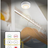 Darrahopens Home & Garden > Lighting > Night Lights & Ambient Lighting LED spotlight set - 6 stylish lights with dimming function and 2 practical remote controls - Night lights with colour change - Lights with remote controls - Suitable for kitchens, bedrooms, etc.
