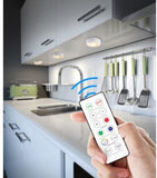 Darrahopens Home & Garden > Lighting > Night Lights & Ambient Lighting LED spotlight set - 6 stylish lights with dimming function and 2 practical remote controls - Night lights with colour change - Lights with remote controls - Suitable for kitchens, bedrooms, etc.