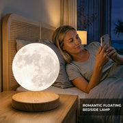 Darrahopens Home & Garden > Lighting > Night Lights & Ambient Lighting Levitating Moon Lamp with 3D Printed Crater Texture, Touch Control Three Color Modes, Magnetic Floating Globe with 360° Rotation, Ideal Bedside Night Light and Desk Decor for Home Office Gifting (Classic 3‑Color, Super Bright)