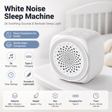 Darrahopens Home & Garden > Lighting > Night Lights & Ambient Lighting Lightweight and portable White Noise Sleep Machine with Night Light - 26 Soothing Sounds, 7-Color LED, Timer & USB-C Charging for Adults In Australia - Darrahopens