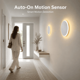 Darrahopens Home & Garden > Lighting > Night Lights & Ambient Lighting Magnetic Round Wall Lamp 30cm Black, 17W Rechargeable LED Wall Sconce with Touch Control, 3-Color Light, Battery Powered Modern Disc Wall Light for Bedroom Hallway Living Room
