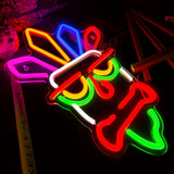 Darrahopens Home & Garden > Lighting > Night Lights & Ambient Lighting neon wall light, acrylic neon light, colourful neon tube, USB powered light, dimmable wall light, home decor lighting, ambient lighting, Australia decor, modern wall art, LED neon sign