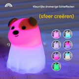 Darrahopens Home & Garden > Lighting > Night Lights & Ambient Lighting Night Light - Dog Night Light - USB - Touch Dimming - Baby Room/Bedroom Light - Pet/Children's Night Light - Adjustable in Seven Colors