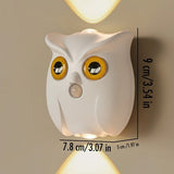 Darrahopens Home & Garden > Lighting > Night Lights & Ambient Lighting Night light - Mood lamp - LED lighting - Night lamp - LED cabinet light and stair light with sensor - Two-tone - USB rechargeable night light - Magnetic mounting - For children's room, bedroom, hall or corridor, etc. (White)