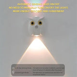 Darrahopens Home & Garden > Lighting > Night Lights & Ambient Lighting Night light - Mood lamp - LED lighting - Night lamp - LED cabinet light and stair light with sensor - Two-tone - USB rechargeable night light - Magnetic mounting - For children's room, bedroom, hall or corridor, etc. (White)