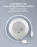 Darrahopens Home & Garden > Lighting > Night Lights & Ambient Lighting (Pack of 3）LED Motion Sensor Night Light Indoor, Cordless Battery Powered,Stick-on Warm White Light with Built-in Infrared Motion Detection, Sensor Light for Hallway,Bedroom