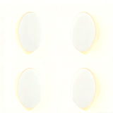 Darrahopens Home & Garden > Lighting > Night Lights & Ambient Lighting (Pack of 4）LED Motion Sensor Night Light Indoor, Cordless Battery Powered,Stick-on Warm White Light with Built-in Infrared Motion Detection, Sensor Light for Hallway,Bedroom