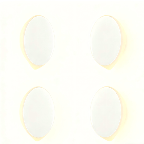 Darrahopens Home & Garden > Lighting > Night Lights & Ambient Lighting (Pack of 4）LED Motion Sensor Night Light Indoor, Cordless Battery Powered,Stick-on Warm White Light with Built-in Infrared Motion Detection, Sensor Light for Hallway,Bedroom
