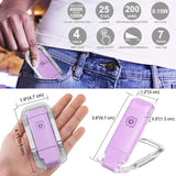 Darrahopens Home & Garden > Lighting > Night Lights & Ambient Lighting Rechargeable LED Book Light with Dimmable Warm White & Amber Modes – USB-Powered Clip-On Reading Lamp for Books, Sheet Music & Travel (Purple)