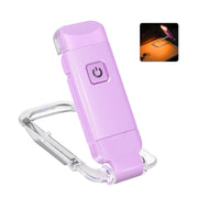 Darrahopens Home & Garden > Lighting > Night Lights & Ambient Lighting Rechargeable LED Book Light with Dimmable Warm White & Amber Modes – USB-Powered Clip-On Reading Lamp for Books, Sheet Music & Travel (Purple)