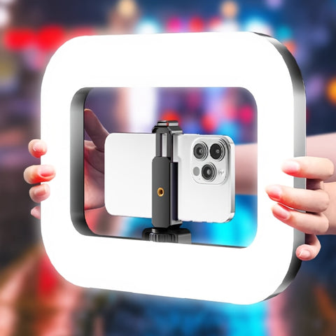 Darrahopens Home & Garden > Lighting > Night Lights & Ambient Lighting Smart Dual-Mode Fill Light｜One-Touch Color Temperature Switching + Stepless Dimming, Portable Ring Light with Soft Glow for Multi-Scenario Live Shooting