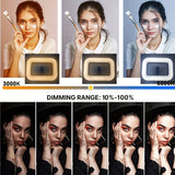 Darrahopens Home & Garden > Lighting > Night Lights & Ambient Lighting Smart Dual-Mode Fill Light｜One-Touch Color Temperature Switching + Stepless Dimming, Portable Ring Light with Soft Glow for Multi-Scenario Live Shooting