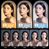 Darrahopens Home & Garden > Lighting > Night Lights & Ambient Lighting Smart Dual-Mode Fill Light｜One-Touch Color Temperature Switching + Stepless Dimming, Portable Ring Light with Soft Glow for Multi-Scenario Live Shooting