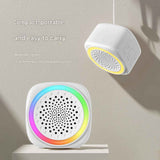 Darrahopens Home & Garden > Lighting > Night Lights & Ambient Lighting Soft Sleep Aid combination - White Noise Machine with 7-Colour Night Light and Grey Spandex Eye Mask, Portable Sound  and Complete shading environment for Better Rest In Australia - Darrahopens