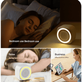 Darrahopens Home & Garden > Lighting > Night Lights & Ambient Lighting Soft Sleep Aid combination - White Noise Machine with 7-Colour Night Light and Grey Spandex Eye Mask, Portable Sound  and Complete shading environment for Better Rest In Australia - Darrahopens