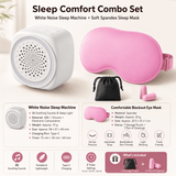 Darrahopens Home & Garden > Lighting > Night Lights & Ambient Lighting Soft Sleep Aid combination - White Noise Machine with 7-Colour Night Light and Pink Spandex Eye Mask, Portable Sound  and Complete shading environment for Better Rest In Australia - Darrahopens