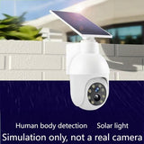 Darrahopens Home & Garden > Lighting > Night Lights & Ambient Lighting Solar sensor simulation camera light - No real monitoring function, simulated appearance design, smart sensor lighting, for outdoor security warning purposes | Energy-saving anti-theft solution | Warning lighting equipment