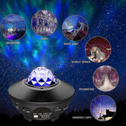 Darrahopens Home & Garden > Lighting > Night Lights & Ambient Lighting Star Projector for Bedrooms - Starlight Galaxy Light with Adjustable Modes