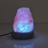 Darrahopens Home & Garden > Lighting > Night Lights & Ambient Lighting USB Color Changing Himalayan Salt Lamp, Pink Natural Rock LED Night Light