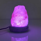 Darrahopens Home & Garden > Lighting > Night Lights & Ambient Lighting USB Color Changing Himalayan Salt Lamp, Pink Natural Rock LED Night Light
