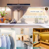 Darrahopens Home & Garden > Lighting > Night Lights & Ambient Lighting (White, 3-pack) Cabinet lighting with motion sensor, rechargeable LED wardrobe light, battery-powered wireless magnetic light