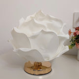 Darrahopens Home & Garden > Lighting > Night Lights & Ambient Lighting White Elegant Lotus Flower Table Lamp - Decorative Bedside Night Light for Bedroom Ambiance