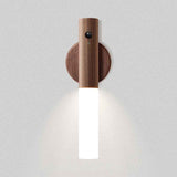 Darrahopens Home & Garden > Lighting > Night Lights & Ambient Lighting Wooden Motion Sensor Night Lights Magnet Body Sensor Hallway Night Lights Rechargeable Led Light Portable Stairway Wall Sconce Battery Powered Cabinet Lights (walnut wood
)