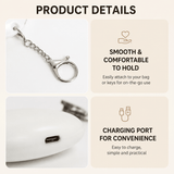 Darrahopens Home & Garden > Lighting > Night Lights & Ambient Lighting Yellow Touch Activated Heart Keychain Light - Cute Portable LED Night Light Rechargeable Bag Charm Lamp Romantic Gift for Girls Bedroom Decoration Travel Use In Australia - Darrahopens