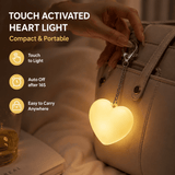 Darrahopens Home & Garden > Lighting > Night Lights & Ambient Lighting Yellow Touch Activated Heart Keychain Light - Cute Portable LED Night Light Rechargeable Bag Charm Lamp Romantic Gift for Girls Bedroom Decoration Travel Use In Australia - Darrahopens