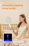 Darrahopens Home & Garden > Lighting > Outdoor Lights 2-in-1 Foldable Electric Mosquito Swatter & UV Light Killer Lamp with 180° Rotating Head and Base - Wall-Mounted & Self-Standing Non-Toxic Pest Control