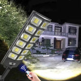 Darrahopens Home & Garden > Lighting > Outdoor Lights 2-Pack 80000LM Black Solar Street Light with 504 LEDs and Remote Control In Australia - Darrahopens