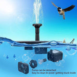 Darrahopens Home & Garden > Lighting > Outdoor Lights 2022 Outdoor Solar Powered Floating Bird Bath Water Fountain Pump Garden Pond Au