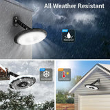 Darrahopens Home & Garden > Lighting > Outdoor Lights 3000LM Black Solar Sensor LED Lights with Dual Head for Outdoor Use In Australia - Darrahopens