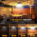 Darrahopens Home & Garden > Lighting > Outdoor Lights 3000LM Black Solar Shed Light with 244 LEDs, Remote Control, 5 Modes, IP65 Waterproof In Australia - Darrahopens