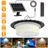 Darrahopens Home & Garden > Lighting > Outdoor Lights 3000LM Black Solar Shed Light with 244 LEDs, Remote Control, 5 Modes, IP65 Waterproof In Australia - Darrahopens