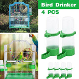 Darrahopens Home & Garden > Lighting > Outdoor Lights 4Pcs/Set Drinker Food Feeder Water Clip For Cage Bird Parrot Cockatiel Budgie Au