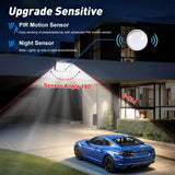 Darrahopens Home & Garden > Lighting > Outdoor Lights 6 Pack Black Solar Motion Sensor Lights Outdoor Security Lamp 2000LM IP65 In Australia - Darrahopens