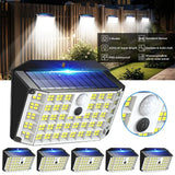 Darrahopens Home & Garden > Lighting > Outdoor Lights 6 Pack Black Solar Motion Sensor Lights Outdoor Security Lamp 2000LM IP65 In Australia - Darrahopens