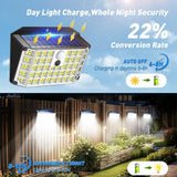 Darrahopens Home & Garden > Lighting > Outdoor Lights 6 Pack Black Solar Motion Sensor Lights Outdoor Security Lamp 2000LM IP65 In Australia - Darrahopens