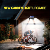 Darrahopens Home & Garden > Lighting > Outdoor Lights 74 LED Solar Motion Sensor Light, 3 Brightness Modes Outdoor Wall Light, Suitable for Front Door, Yard, Garage, Patio