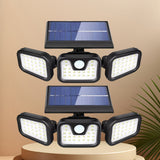 Darrahopens Home & Garden > Lighting > Outdoor Lights 74 LED Solar Motion Sensor Light, 3 Brightness Modes Outdoor Wall Light, Suitable for Front Door, Yard, Garage, Patio