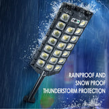 Darrahopens Home & Garden > Lighting > Outdoor Lights 80000LM 3500W Black Solar Street LED Light with Radar Sensor and Remote Control for Outdoor Use - 3500W/720LED In Australia - Darrahopens