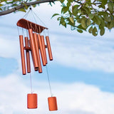 Darrahopens Home & Garden > Lighting > Outdoor Lights Home Bell Bamboo Hanging Decoration Wind Chime for Outdoor Garden Patio Decor