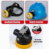 Darrahopens Home & Garden > Lighting > Outdoor Lights LED Miner Headlight 3000 LUX High Bright Waterproof Hard Hat Lamp Rechargeable
