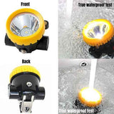 Darrahopens Home & Garden > Lighting > Outdoor Lights LED Miner Headlight 3000 LUX High Bright Waterproof Hard Hat Lamp Rechargeable
