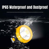 Darrahopens Home & Garden > Lighting > Outdoor Lights LED Miner Headlight 3000 LUX High Bright Waterproof Hard Hat Lamp Rechargeable
